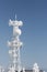 Frozen telecommunication tower