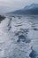 Frozen Tidal Pattern on Alaska Beach