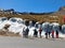 Frozen water in the Andes