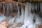 Frozen waterfall at Bryce National Park