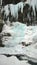 Frozen waterfall, Lake Louis, Johnston Canyon, Banff