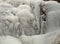 Frozen Waterfalls at Hanging Rock State Park