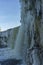 Frozen waterwall Jagala in the Estonia