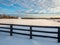 Frozen Winter Snow Rail Fence horse farm