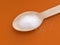 Fructose on spoon, sugar substitute, replacement.