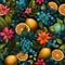 Frui fiesta Seamless Patterns, Generative AI