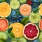 Frui fiesta Seamless Patterns, Generative AI