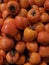 fruit background Raw persimmon orange, diospiros kaki top view close-up. Organic Fresh Delicious Persimmon Fruit