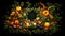 Fruit and berry autumn banner