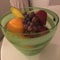 Fruit bowl, beautiful colourful decoration on a table