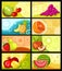 Fruit card set