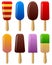 Fruit & Chocolate Popsicles Set