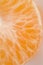 Fruit detail: tangerine piece close-up