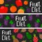 Fruit diet banner templztes set