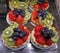 Fruit filled dessert tarts