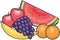 Fruit Food Group Vector Illustration
