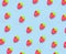 Fruit Ice cream pattern/ice cream stick on pastel pink background, Soda and Strawberry and Lemon Ice cream