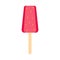 Fruit ice lolly icon, flat style