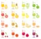 Fruit Juice Icon Set