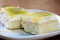 Fruit kiwi cake closeup
