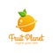 Fruit Planet logo design template