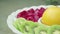 Fruit platter. Healthy food, strengthening immunity, preventing COVID-19