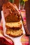 Fruit pumpkin wholemeal bread,