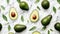 fruit ripe avocado background