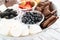 Fruit s'mores charcuterie board