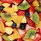 Fruit salad background