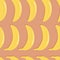 Fruit seamless pattern, bananas with shadow on light brown background. Summer vibrant design. Exotic tropical fruit