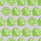 Fruit seamless pattern, lime halves and slices with shadow on light purple background. Summer vibrant design. Exotic tropical