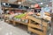 Fruit shelves at Coles supermarket