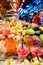 Fruit shop at La Boqueria market at Barcelona