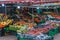 Fruit shop next to the street walkway