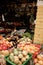 A fruit stand on a food market in South America