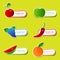 Fruit sticker set