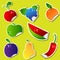 Fruit sticker set