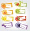 Fruit sticker set