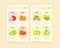 fruit store ui or ux design for mobile apps template screen design with some fruit list like apple orange melon tomato mango corn