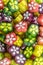 Fruit sugar colorful gummy flowers candy
