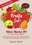 Fruit super sale poster handdrawn