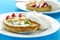 Fruit Tarts with Whipped Cream