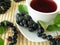 Fruit tea with black chokeberries