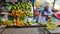 Fruit vendor, Maklong Market, Bangkok, Thailand