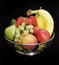 Fruitbowl on satin