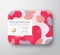 Fruits Bath Cosmetics Box. Vector Wrapped Paper Container with Care Label Cover. Packaging Design. Modern Typography and