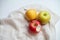 Fruits for health, Fresh Fruits, fitness fruit, Red and yellow apple