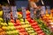 Fruits market, in La Boqueria,Barcelona famous marketplace