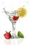 Fruits and Martini Glass